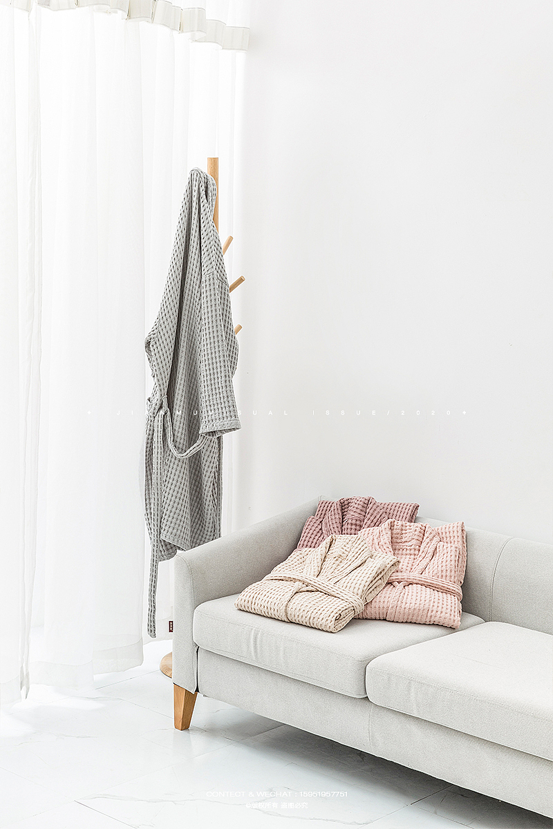 浴袍攝影 簡木視覺與家紡家居用品的靜物藝術(shù)對話